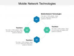 Mobile network technologies ppt powerpoint presentation icon introduction cpb
