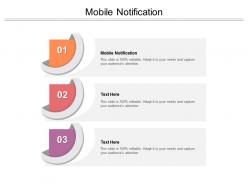 Mobile notification ppt powerpoint presentation infographic template tips cpb