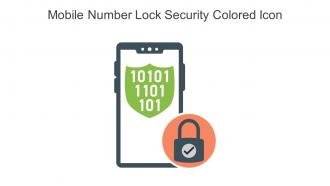 Mobile Number Lock Security Colored Icon In Powerpoint Pptx Png And Editable Eps Format