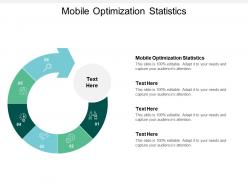 Mobile optimization statistics ppt powerpoint presentation ideas skills cpb