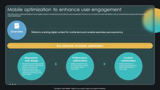 Mobile Optimization To Enhance User Engagement Enabling Smart Shopping DT SS V