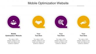 Mobile Optimization Website Ppt Powerpoint Presentation Model Backgrounds Cpb