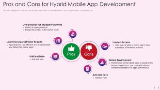 Mobile os development it pros and cons for hybrid mobile app development