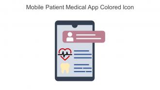 Mobile Patient Medical App Colored Icon In Powerpoint Pptx Png And Editable Eps Format