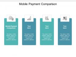 Mobile payment comparison ppt powerpoint presentation styles guide cpb