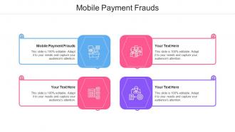 Mobile Payment Frauds Ppt Powerpoint Presentation Slides Design Ideas Cpb