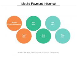 Mobile payment influence ppt powerpoint presentation professional diagrams cpb