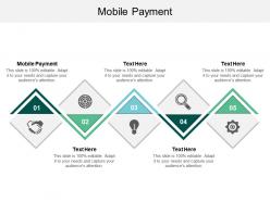 Mobile payment ppt powerpoint presentation visual aids model cpb