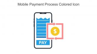 Mobile Payment Process Colored Icon In Powerpoint Pptx Png And Editable Eps Format