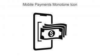 Mobile Payments Monotone Icon In Powerpoint Pptx Png And Editable Eps Format