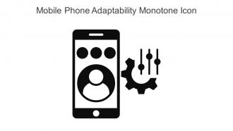 Mobile Phone Adaptability Monotone Icon In Powerpoint Pptx Png And Editable Eps Format