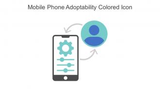 Mobile Phone Adoptability Colored Icon In Powerpoint Pptx Png And Editable Eps Format