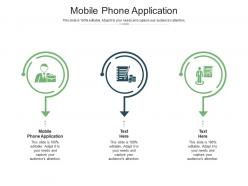 Mobile phone application ppt powerpoint presentation model ideas cpb