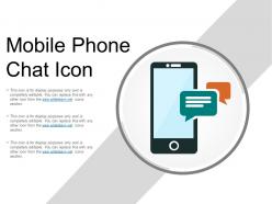 Mobile phone chat icon