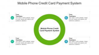 Mobile phone credit card payment system ppt powerpoint presentation pictures cpb