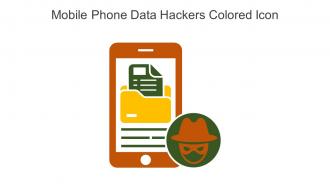 Mobile Phone Data Hackers Colored Icon In Powerpoint Pptx Png And Editable Eps Format