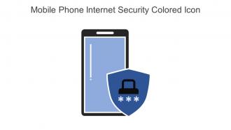 Mobile Phone Internet Security Colored Icon In Powerpoint Pptx Png And Editable Eps Format