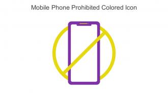 Mobile Phone Prohibited Colored Icon In Powerpoint Pptx Png And Editable Eps Format