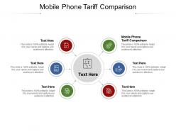 Mobile phone tariff comparison ppt powerpoint presentation gallery themes cpb