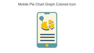 Mobile Pie Chart Graph Colored Icon In Powerpoint Pptx Png And Editable Eps Format