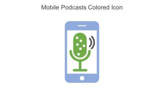 Mobile Podcasts Colored Icon In Powerpoint Pptx Png And Editable Eps Format