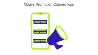 Mobile Promotion Colored Icon In Powerpoint Pptx Png And Editable Eps Format