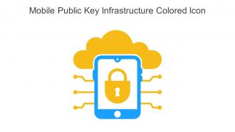 Mobile Public Key Infrastructure Colored Icon In Powerpoint Pptx Png And Editable Eps Format