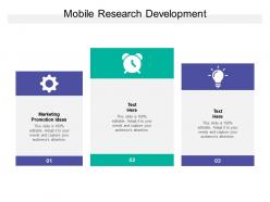 Mobile research development ppt powerpoint presentation mockup cpb