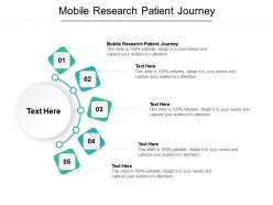 Mobile research patient journey ppt powerpoint presentation visual aids example file cpb