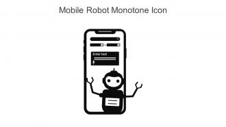 Mobile Robot Monotone Icon In Powerpoint Pptx Png And Editable Eps Format