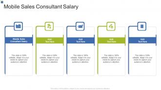 Mobile Sales Consultant Salary In Powerpoint And Google Slides Cpb