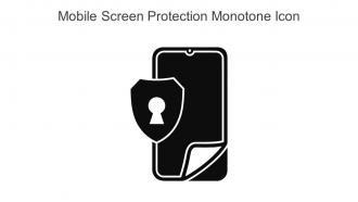 Mobile Screen Protection Monotone Icon In Powerpoint Pptx Png And Editable Eps Format