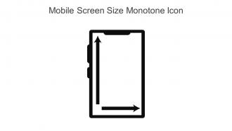 Mobile Screen Size Monotone Icon In Powerpoint Pptx Png And Editable Eps Format