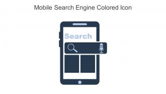 Mobile Search Engine Colored Icon In Powerpoint Pptx Png And Editable Eps Format
