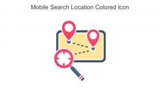Mobile Search Location Colored Icon In Powerpoint Pptx Png And Editable Eps Format