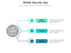 Mobile security app ppt powerpoint presentation outline graphics cpb