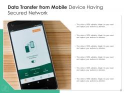 Mobile security connection protection features secured network