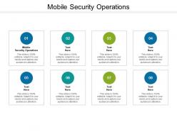 Mobile security operations ppt powerpoint presentation slides topics cpb