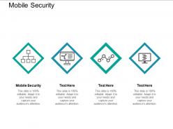 Mobile security ppt powerpoint presentation gallery guidelines cpb