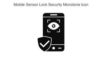 Mobile Sensor Lock Security Monotone Icon In Powerpoint Pptx Png And Editable Eps Format