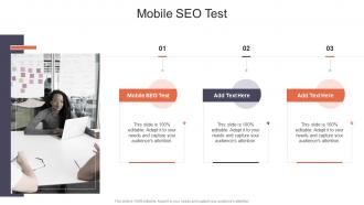 Mobile Seo Test In Powerpoint And Google Slides Cpb
