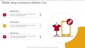 Mobile Shop Ecommerce Fashion Icon