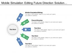 Mobile simulation editing future direction solution today future direction