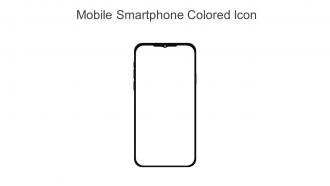 Mobile Smartphone Colored Icon In Powerpoint Pptx Png And Editable Eps Format