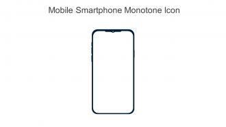Mobile Smartphone Monotone Icon In Powerpoint Pptx Png And Editable Eps Format