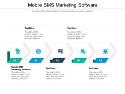 Mobile sms marketing software ppt powerpoint presentation example cpb