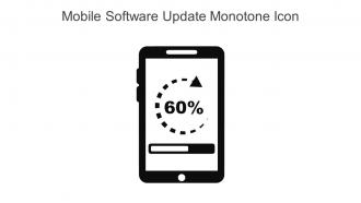 Mobile Software Update Monotone Icon In Powerpoint Pptx Png And Editable Eps Format