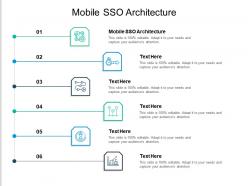 Mobile sso architecture ppt powerpoint presentation infographic template good cpb