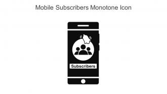 Mobile Subscribers Monotone Icon In Powerpoint Pptx Png And Editable Eps Format