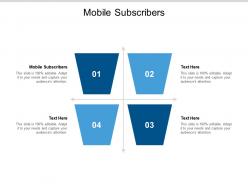 Mobile subscribers ppt powerpoint presentation ideas guidelines cpb